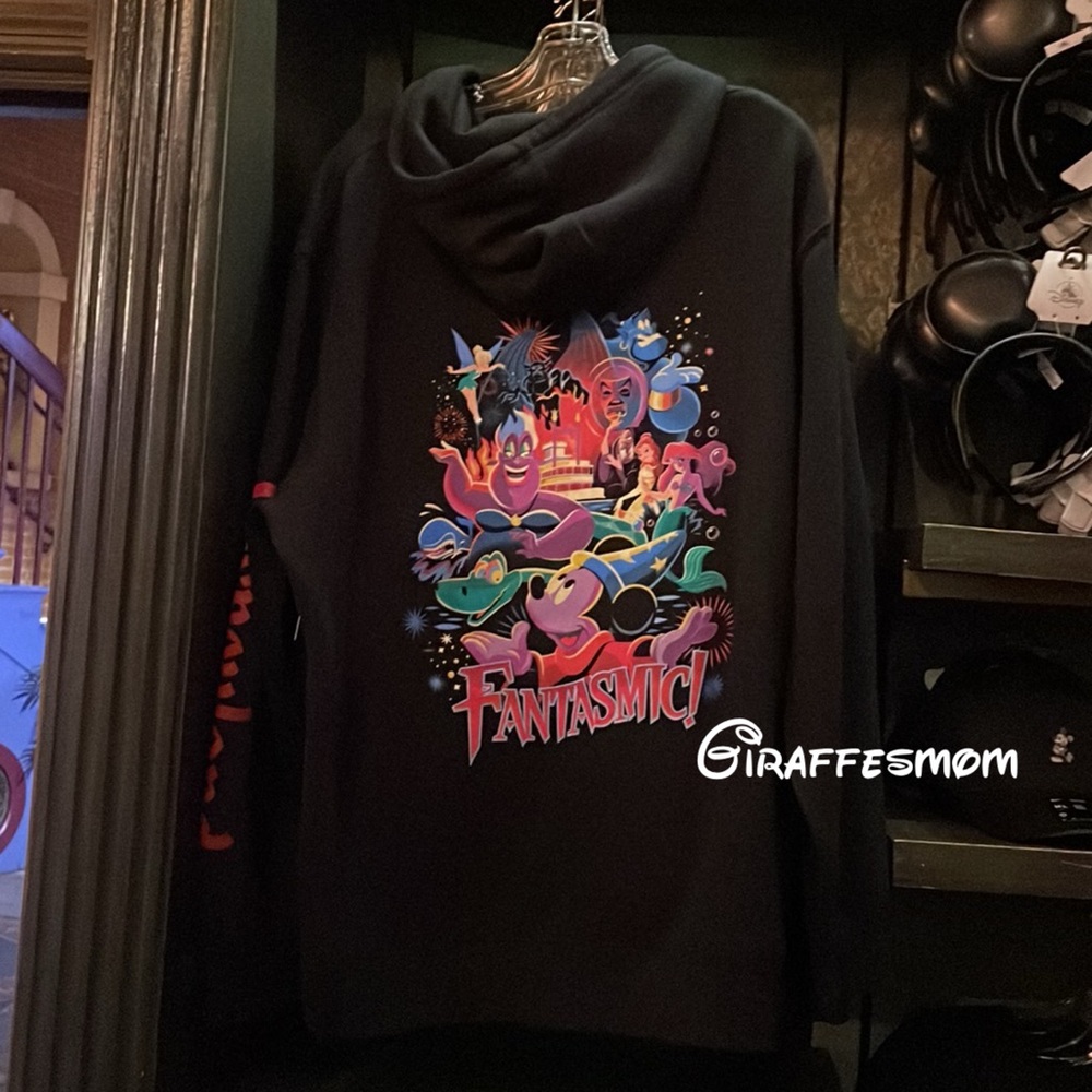Disney Parks 2025 Disneyland Fantasmic Zip up Hoodie NEW